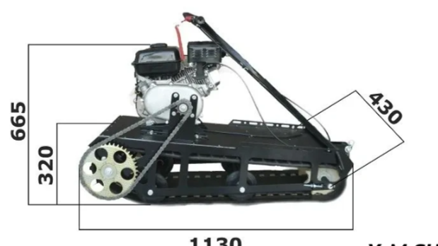 Мотобуксировщик XTREME-MOTORS "Конек-Горбунок" 6.5 л.с. в Ухте
