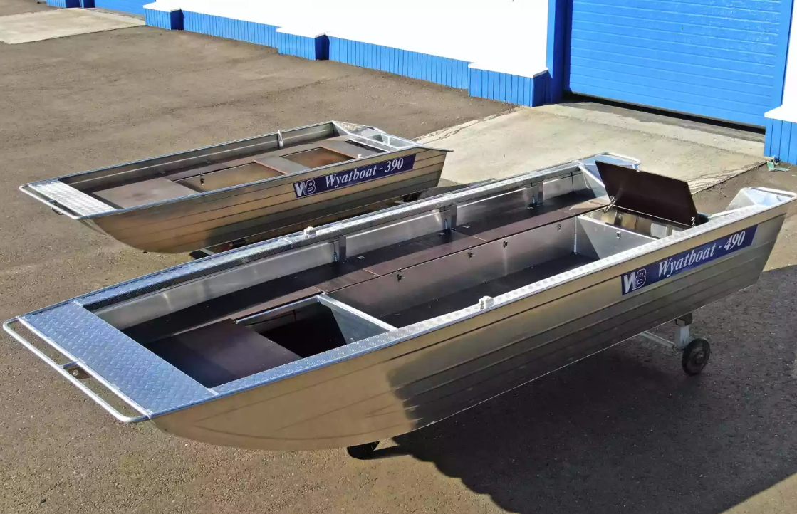 Алюминиевая лодка Wyatboat-490 Jonboat в Ухте