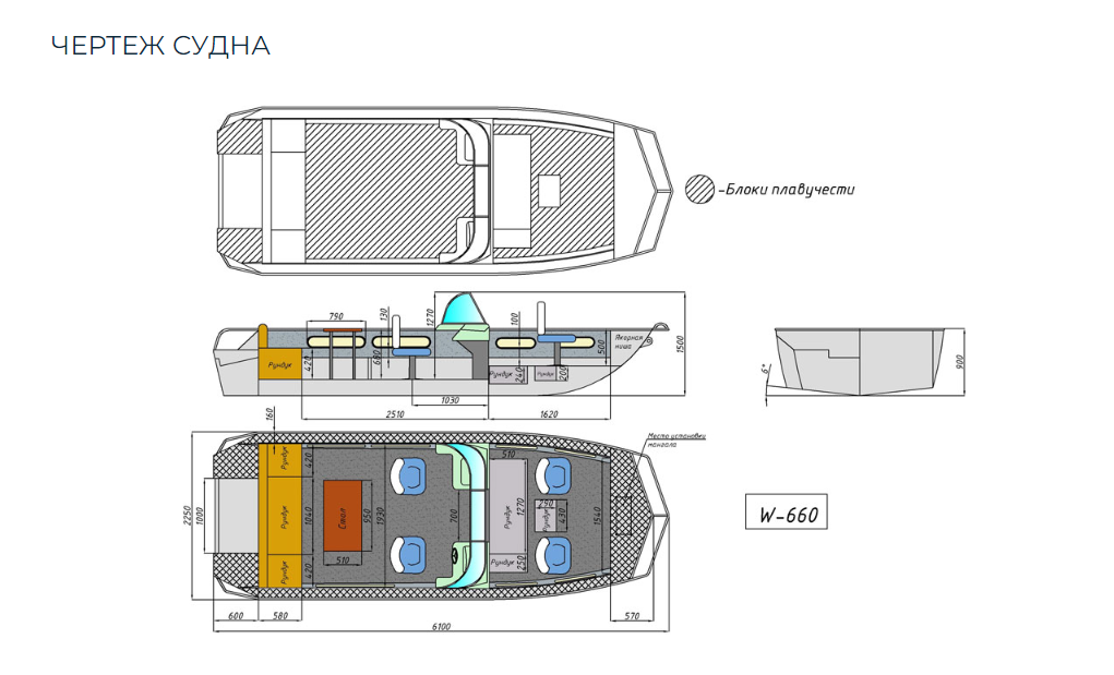 Алюминиевый катер Wyatboat-660 в Ухте