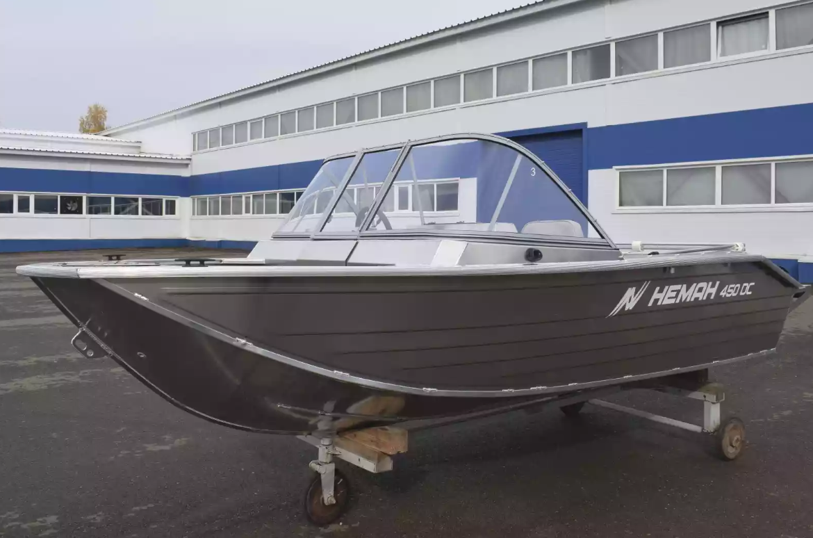 Алюминиевый катер Неман-450 DC NEW без покраски в Ухте