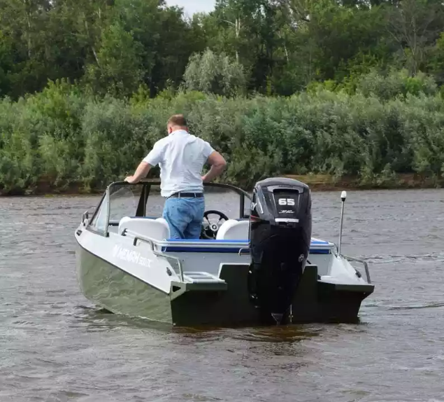 Алюминиевый катер Неман 500 DC водомёт в Ухте