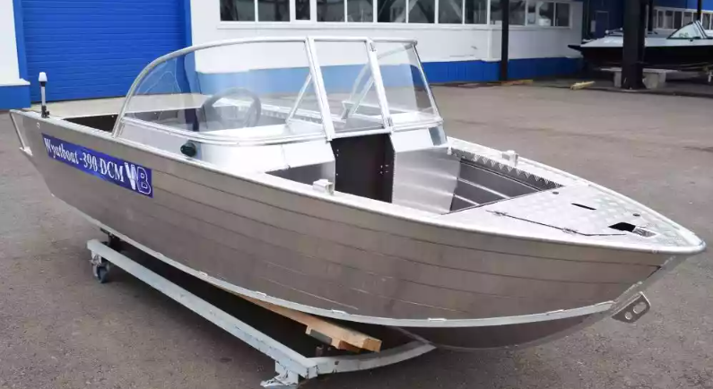Алюминиевый катер Wyatboat-390 DCM Увеличенный борт в Ухте