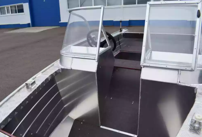 Алюминиевый катер Wyatboat-390 DCM Увеличенный борт в Ухте