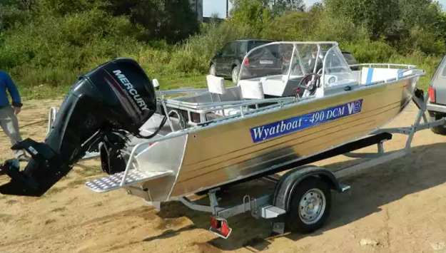 Алюминиевый катер Wyatboat-490 DCM в Ухте