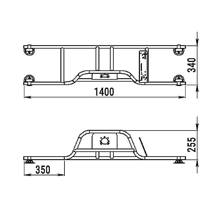 Стойка рулевая с бортовым креплением малая в Ухте