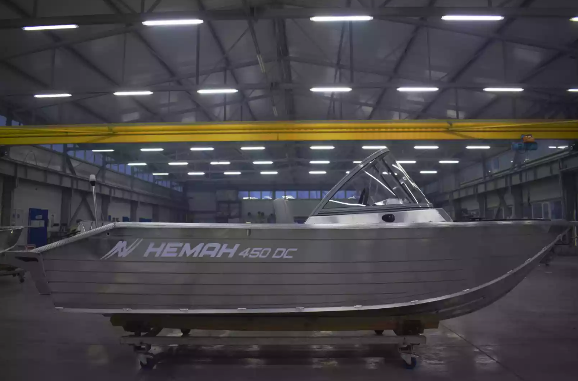 Алюминиевый катер Неман-450 DC NEW без покраски в Ухте