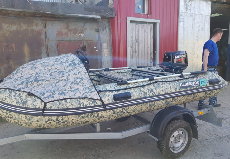 НАДУВНАЯ ЛОДКА GLADIATOR C370AL в Ухте