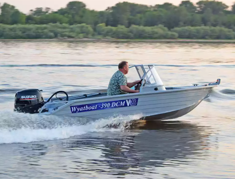 Алюминиевый катер Wyatboat-390 DCM в Ухте