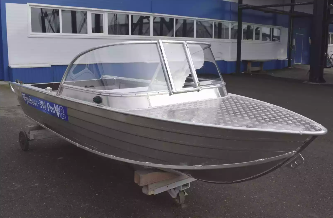 Алюминиевая лодка Wyatboat-390 Pro в Ухте