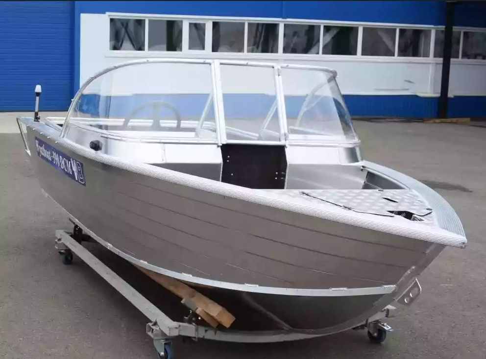 Алюминиевая лодка Wyatboat-390 DCM Увеличенный борт в Ухте