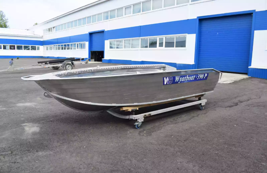 Алюминиевая лодка Wyatboat-390Р Увеличенный борт в Ухте