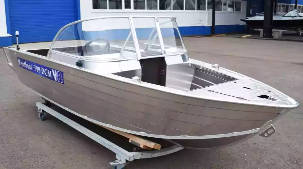 Алюминиевая лодка Wyatboat-390 DCM Увеличенный борт в Ухте