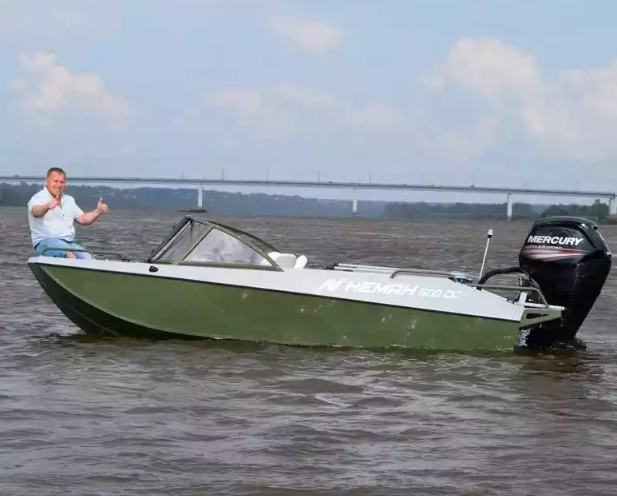 Алюминиевый катер Неман 500 DC водомёт в Ухте