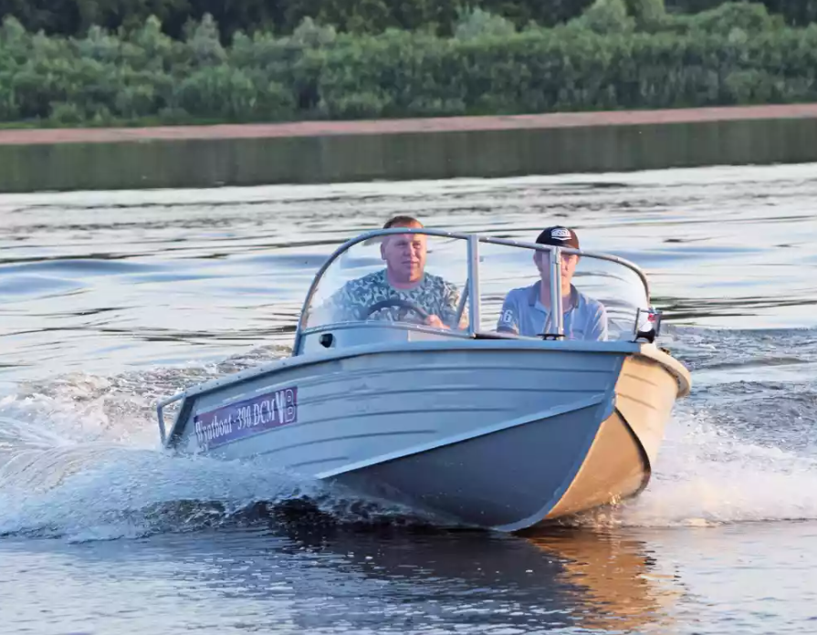 Алюминиевая лодка Wyatboat-390 DCM в Ухте