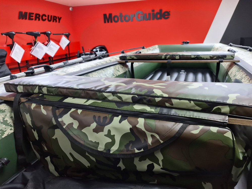 КОМПЛЕКТ МЯГКИХ НАКЛАДОК С СУМКОЙ ДЛЯ ЛОДОК 105Х20 КАМУФЛЯЖ в Ухте