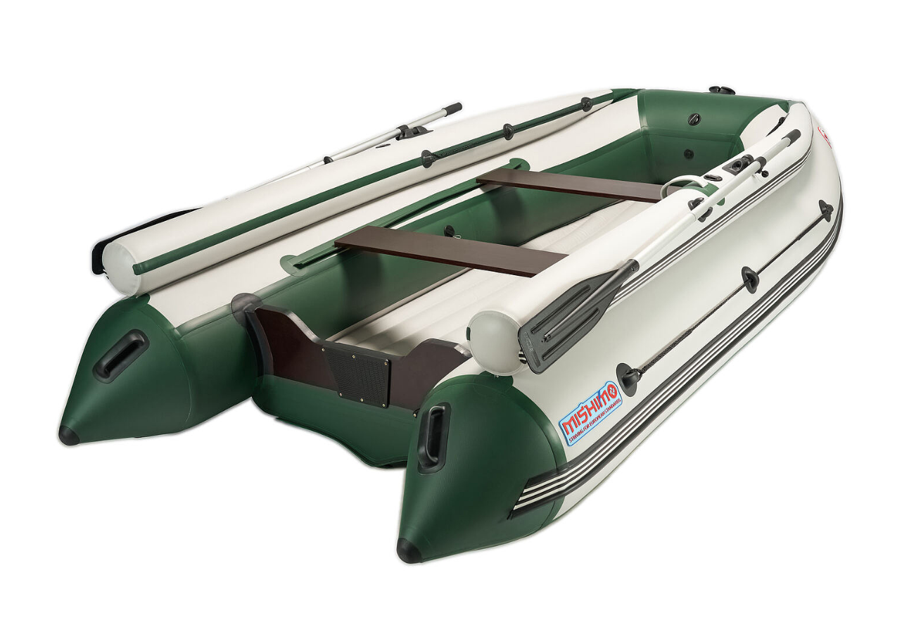 КОМПЛЕКТ ЛОДКА MISHIMO FAMILY LITE 370 + МОТОР MARLIN MP 9.9 AMHS PROLINE FORCE в Ухте