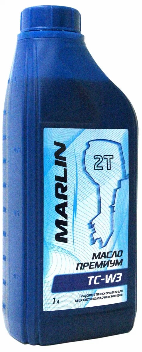 МАСЛО ПОЛУСИНТЕТИЧЕСКОЕ MARLIN ПРЕМИУМ 2Т, TC-W3, 1 ЛИТР в Ухте