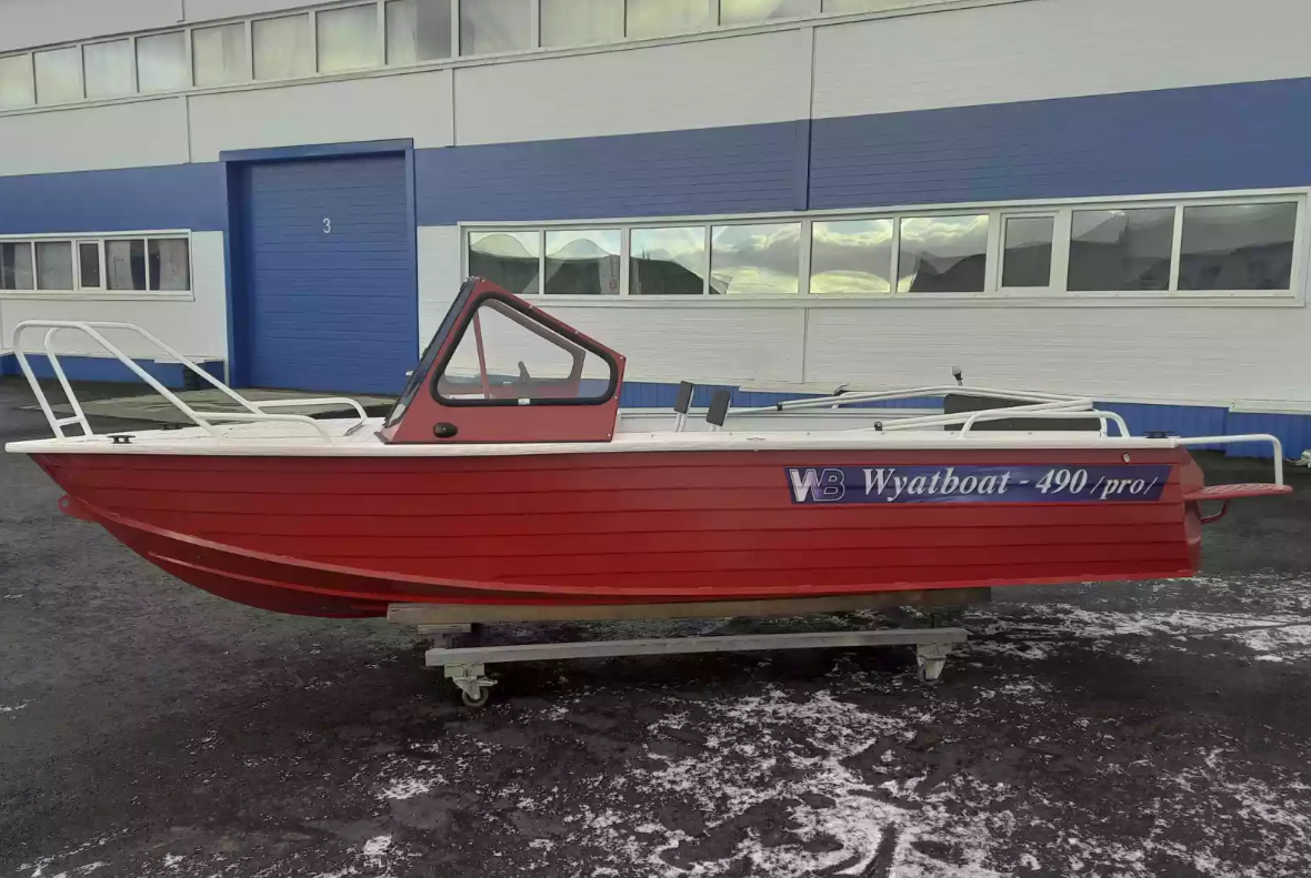 Алюминиевый катер Wyatboat-490 DCM Pro в Ухте