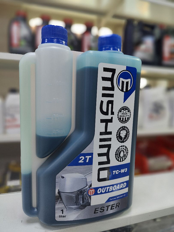 Масло MISHIMO 2T OUTBOARD (ESTER) полусинтетика 1 л в Ухте