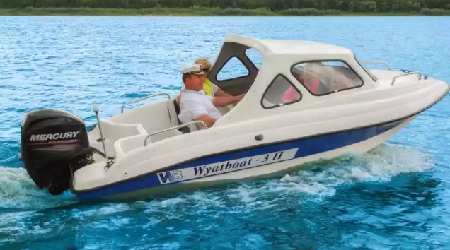 Стеклопластиковый катер Wyatboat-3 П (полурубка) в Ухте