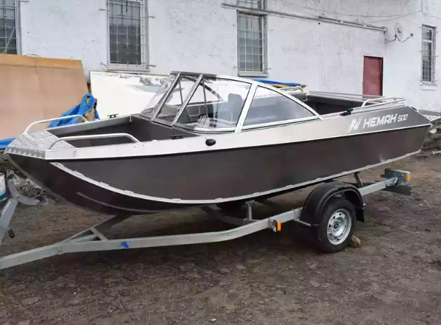Алюминиевый катер Неман-500 DC (без покраски) в Ухте