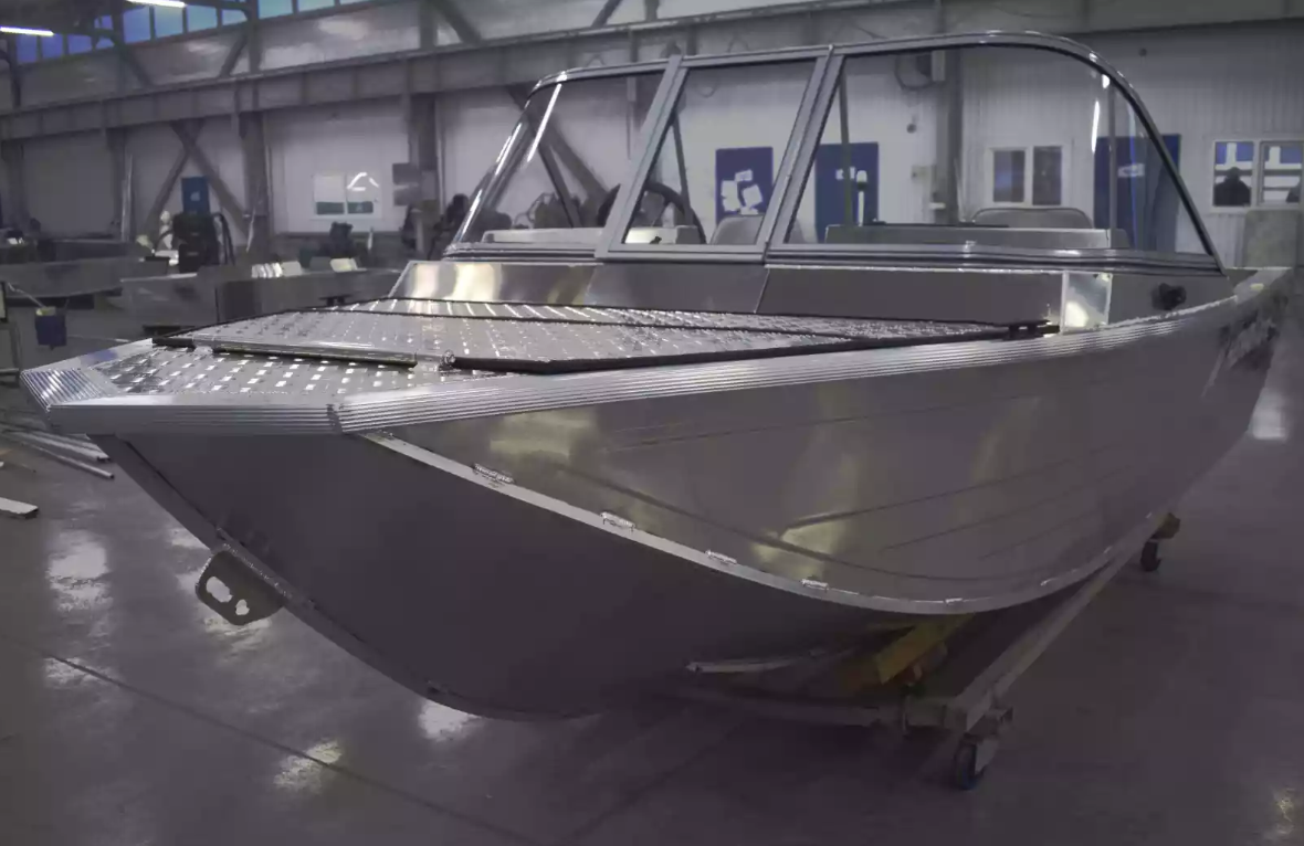 Алюминиевый катер Неман-450 DC NEW без покраски в Ухте