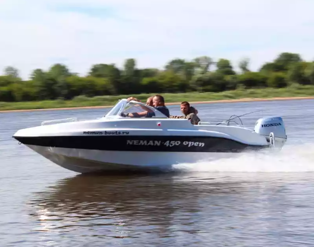 Стеклопластиковый катер Neman-450 Open в Ухте