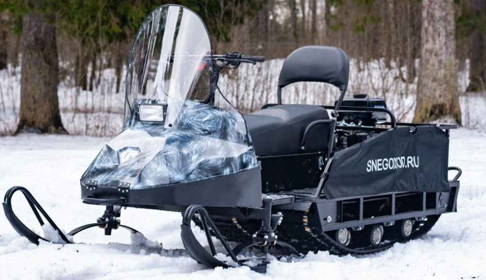 Миниснегоход Бурлак Егерь Экспедитор 15 л.с. , реверс, тормоз, капот белый в Ухте