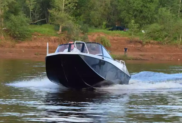 Алюминиевый катер Неман 500 DC водомёт в Ухте