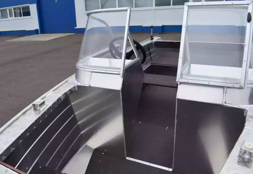 Алюминиевая лодка Wyatboat-390 DCM Увеличенный борт в Ухте