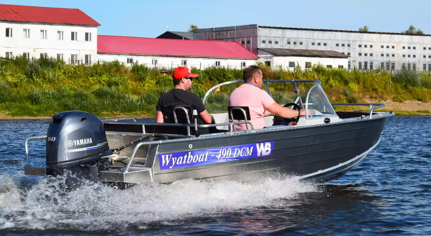 Алюминиевый катер Wyatboat-490 DCM в Ухте