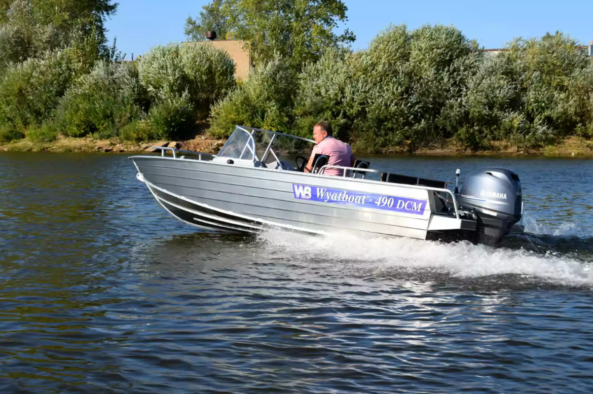 Алюминиевый катер Wyatboat-490 DCM в Ухте