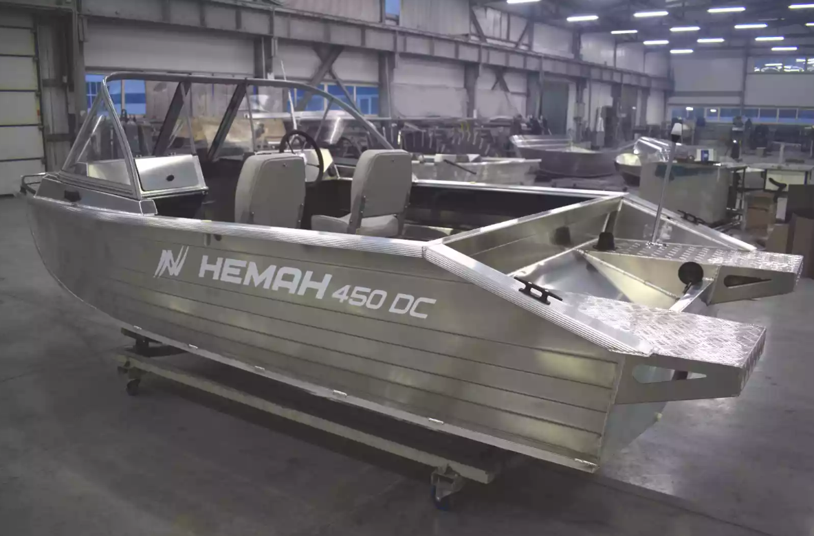 Алюминиевый катер Неман-450 DC NEW без покраски в Ухте