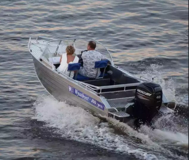 Алюминиевый катер Wyatboat-490 Pro в Ухте