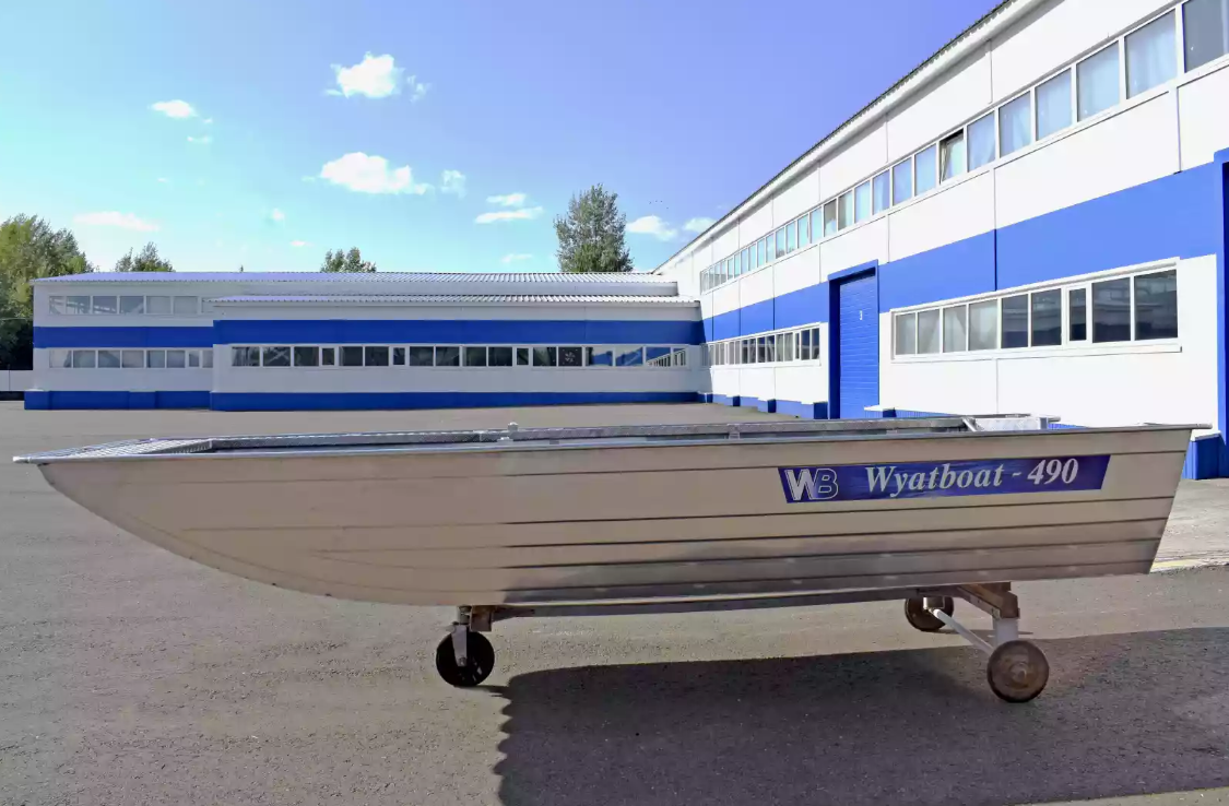 Алюминиевая лодка Wyatboat-490 Jonboat в Ухте