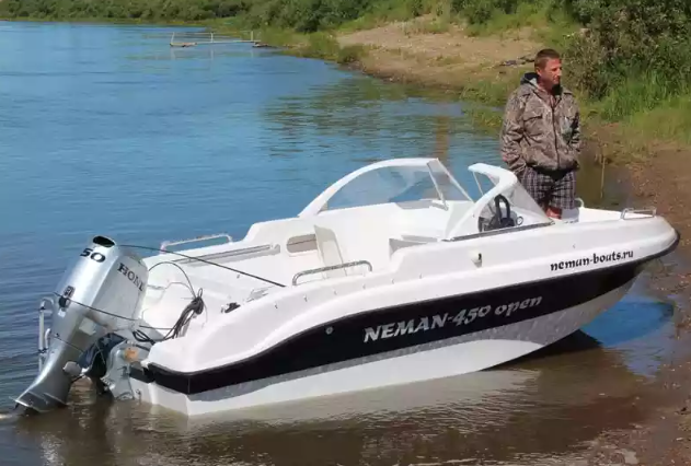 Стеклопластиковый катер Neman-450 Open в Ухте