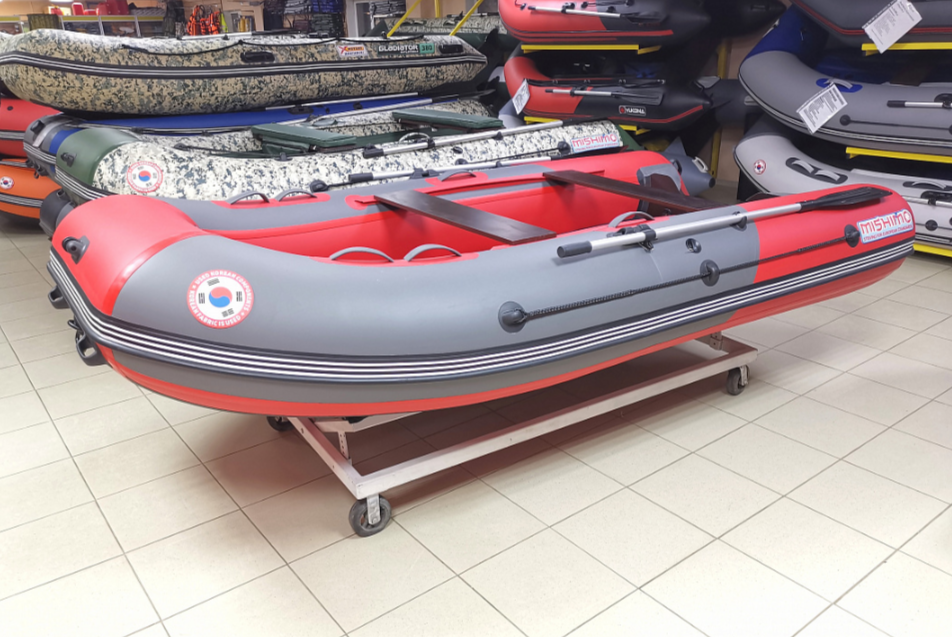 КОМПЛЕКТ Лодка MISHIMO PRO 350 + ЛОДОЧНЫЙ МОТОР MARLIN MP 9.9 (20) AMHS PRO в Ухте