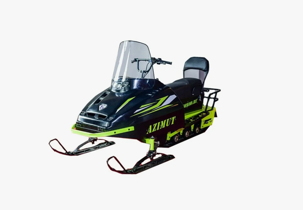 Миниснегоход Бурлак Азимут 20 л.с. , эл.запуск, реверс, тормоз гидравл, капот черный в Ухте