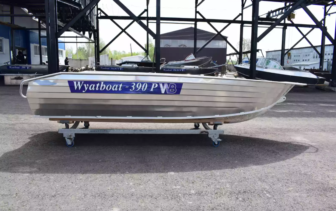 Алюминиевая лодка Wyatboat-390Р Увеличенный борт в Ухте