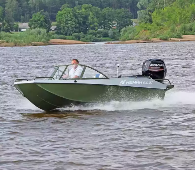 Алюминиевый катер Неман 500 DC водомёт в Ухте