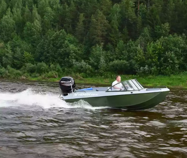 Алюминиевый катер Неман 500 DC водомёт в Ухте