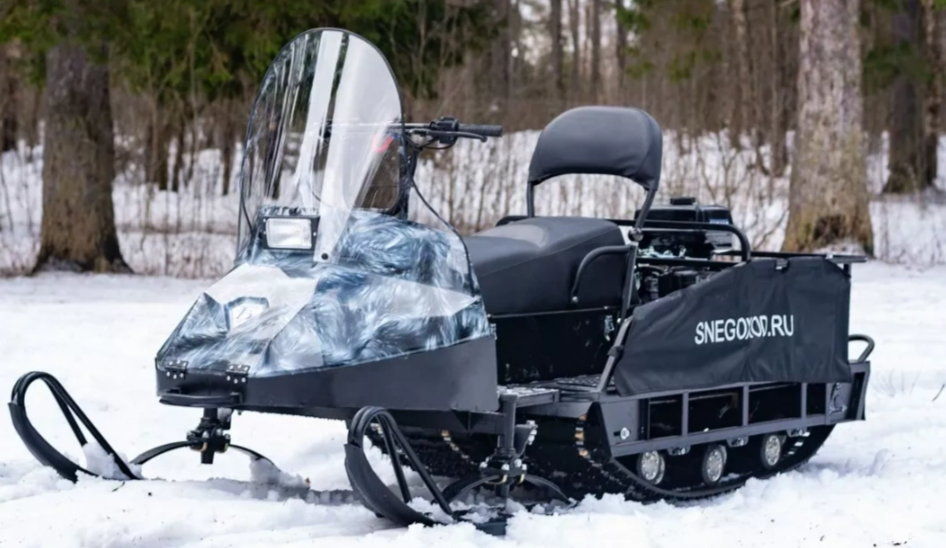Миниснегоход Егерь Экспедитор 20 л.с. , реверс, тормоз, капот белый в Ухте