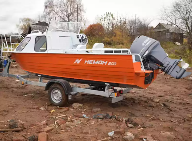 Алюминиевый катер Неман-500 (каютный) в Ухте
