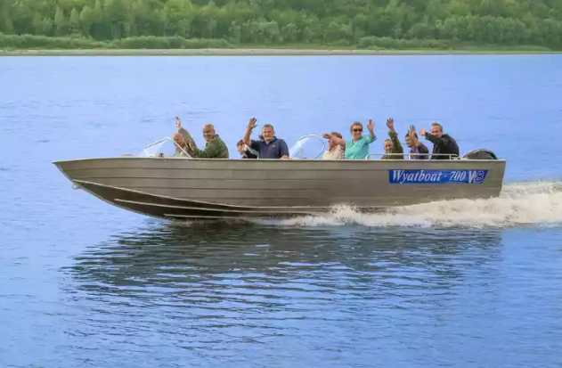 Алюминиевый катер Wyatboat-700 в Ухте