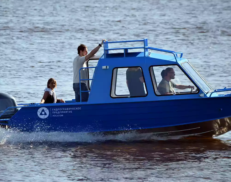 Алюминиевый катер Неман-500 (закрытая рубка) в Ухте