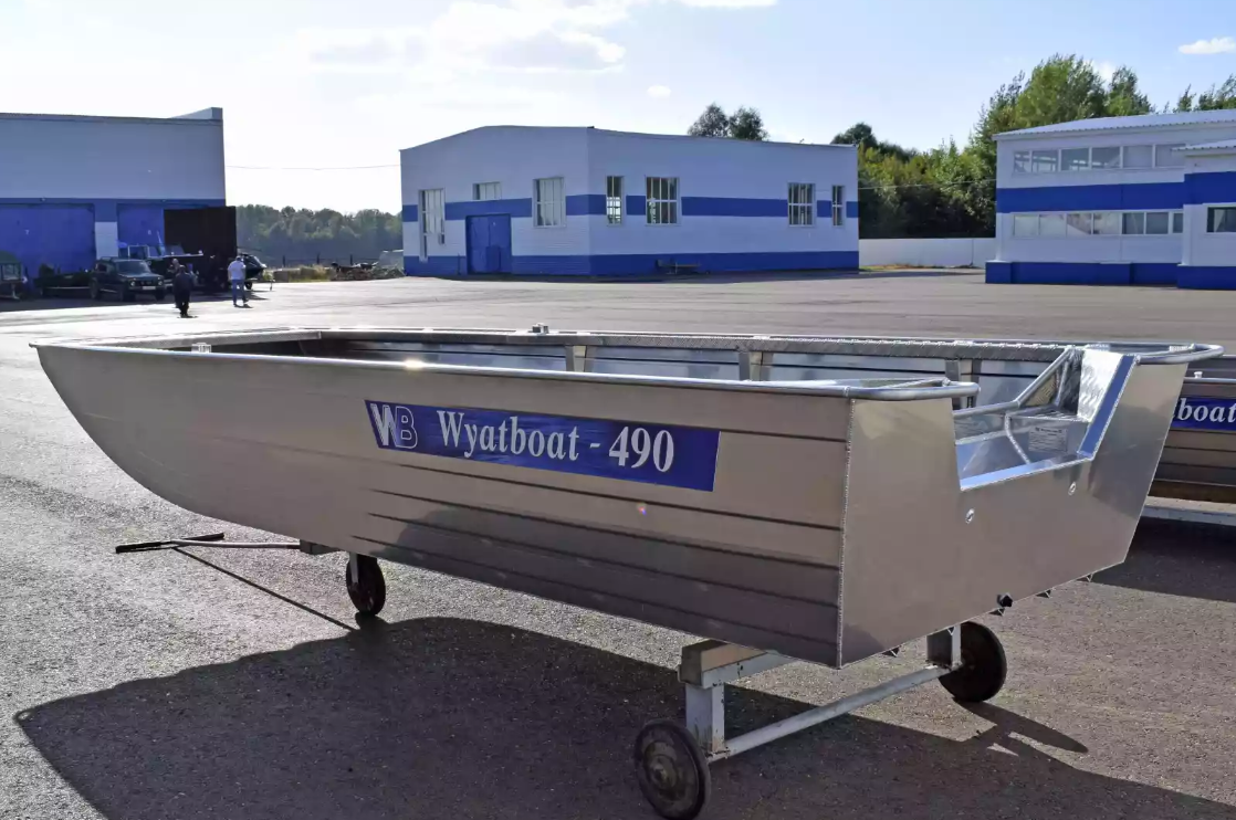 Алюминиевая лодка Wyatboat-490 Jonboat в Ухте