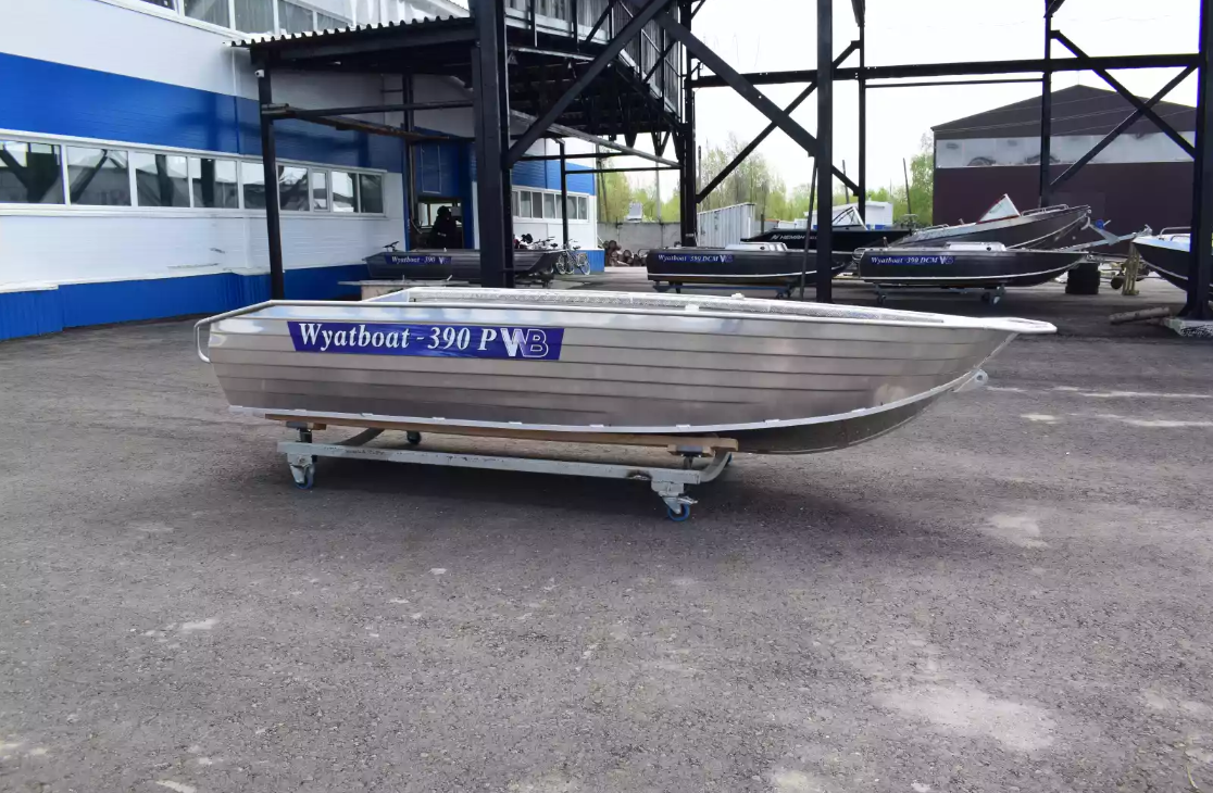 Алюминиевая лодка Wyatboat-390Р Увеличенный борт в Ухте