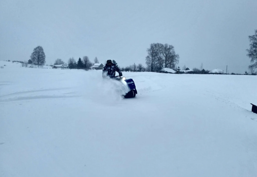 Мотобуксировщик Альбатрос-XLV 9 мини, тележки, 1250 мм в Ухте