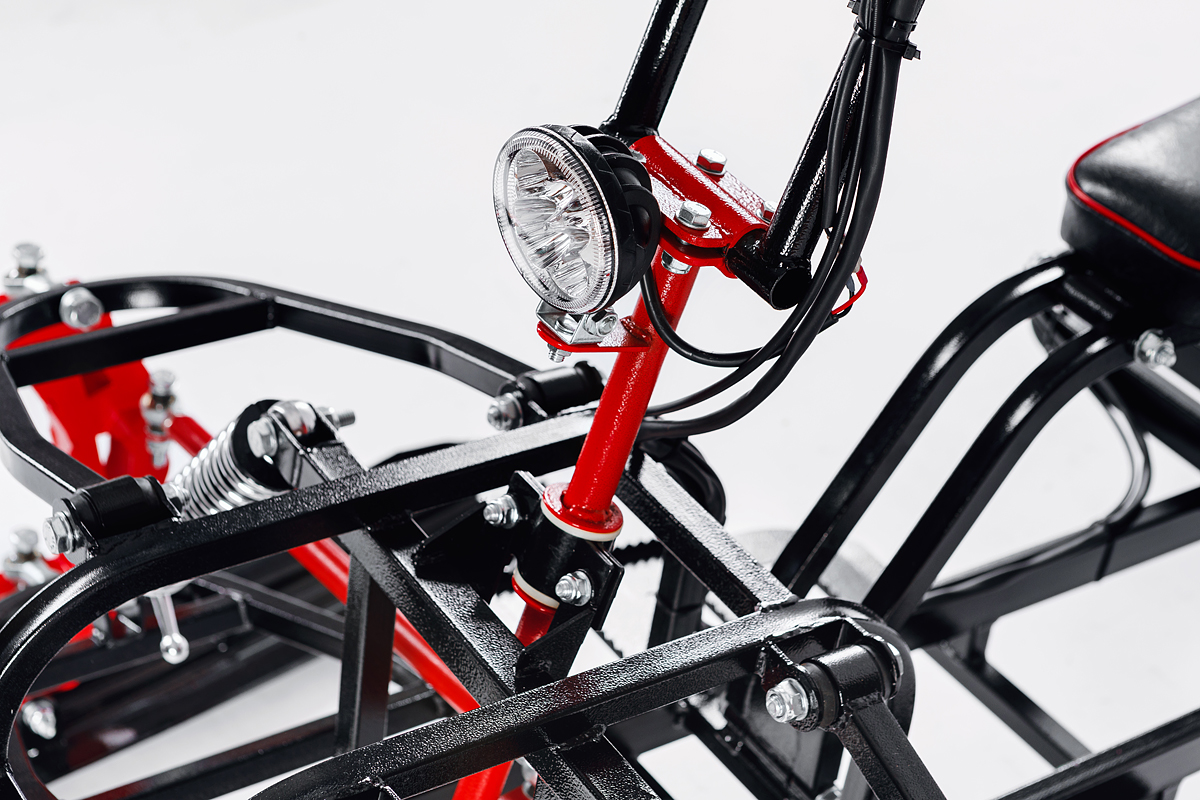 Лыжный модуль IKUDZO с подогревом ручек пластиковые лыжи в Ухте