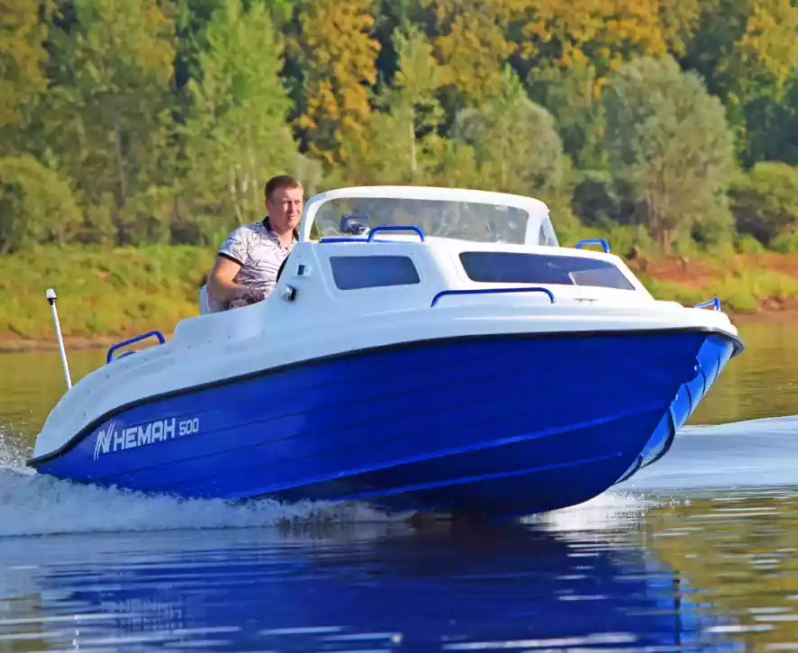 Комбинированный катер Neman-500 с каютой в Ухте